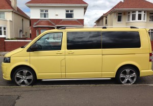 VW T5 2010 LWB with Tailgate - Our first van before conversion